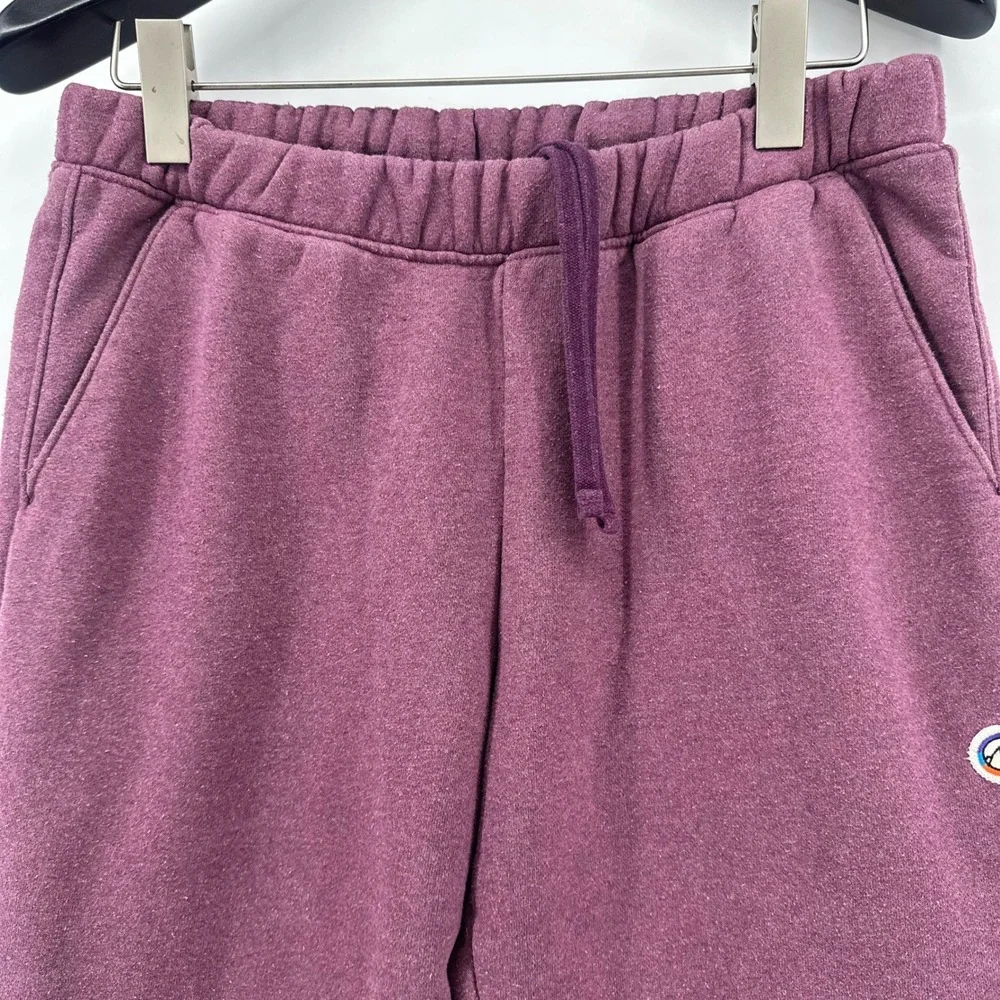 Patagonia Sweatpants Mens Med Purple Heathered Joggers Fitz Roy Icon Uprisal